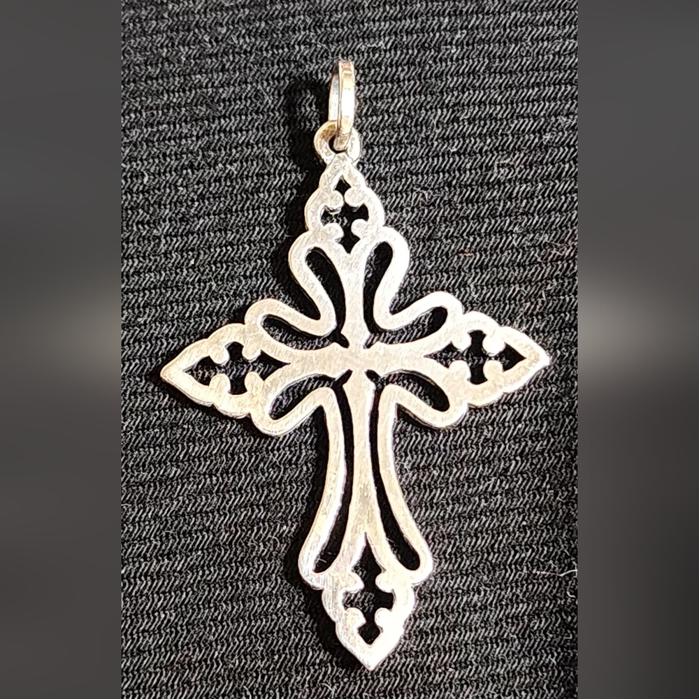 James Avery Large Cross Pendant Retired